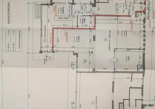 Plan kleine Fläche