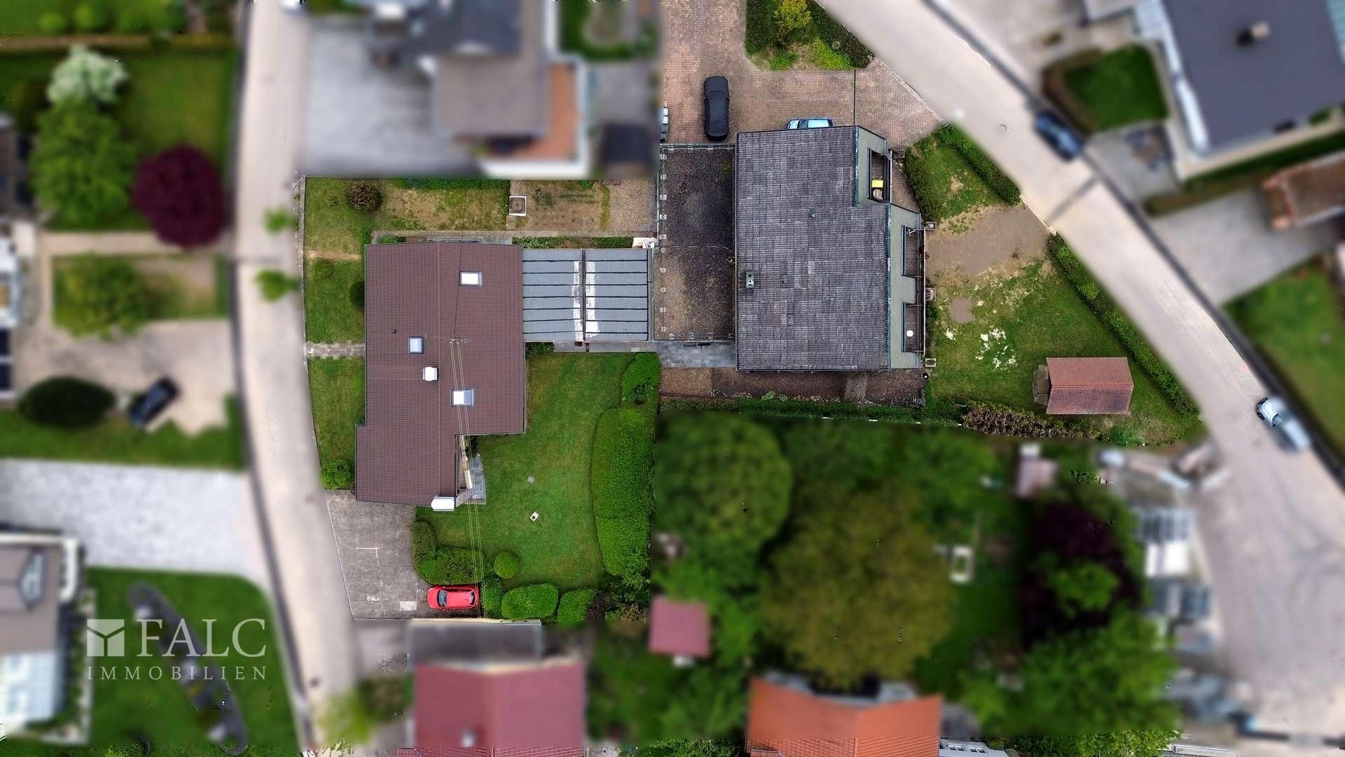 Luftaufnahme Haus 1 und 2