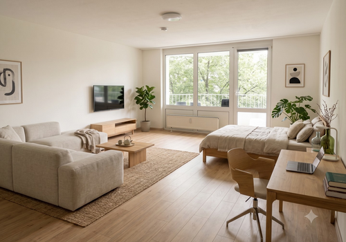 Wohnzimmer - KI Vorstellung