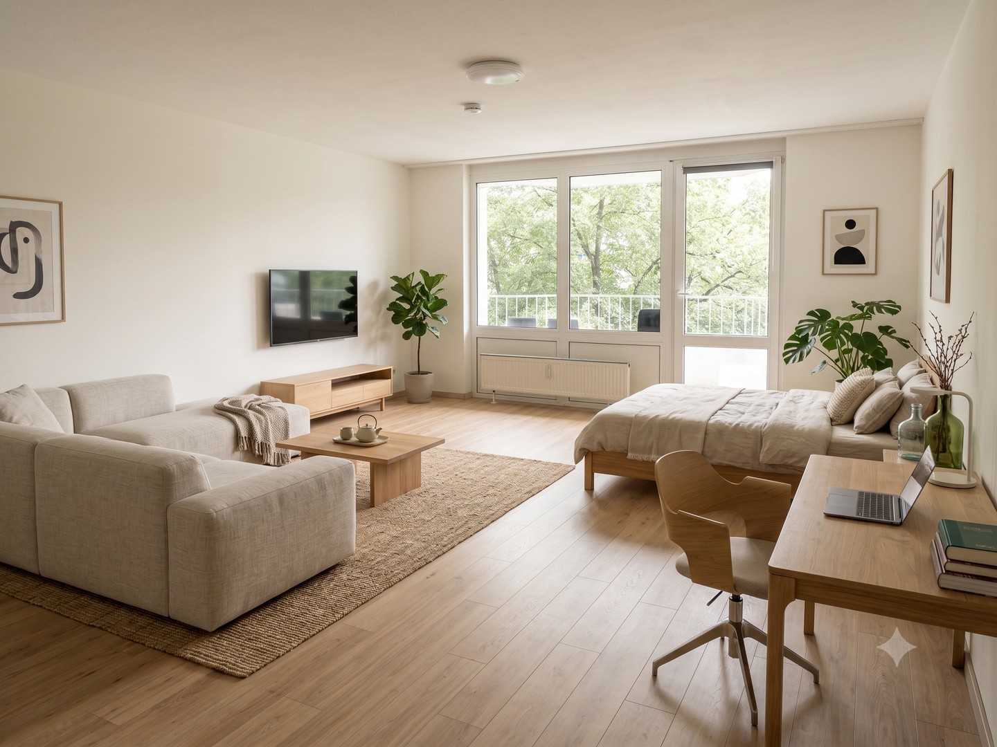 Wohnzimmer - KI Vorstellung