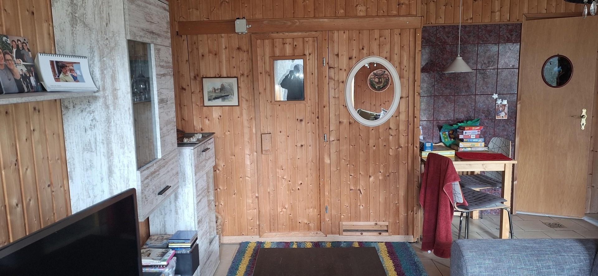 Sauna von außen
