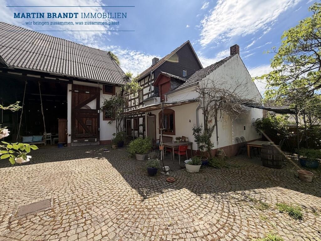 Sitzecke am Wohnhaus