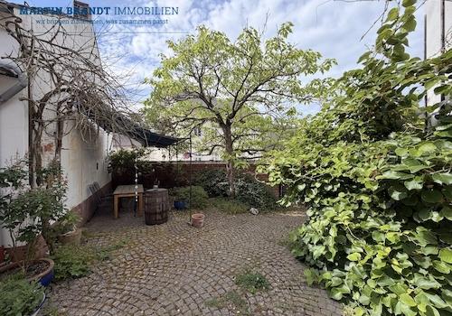 der Innenhof mit Sitzecke