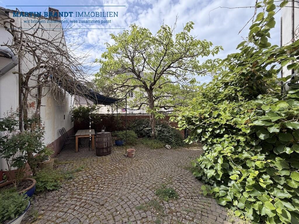 der Innenhof mit Sitzecke