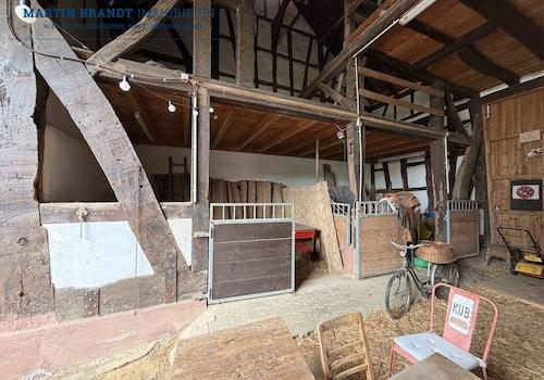 Stallungen in der Scheune