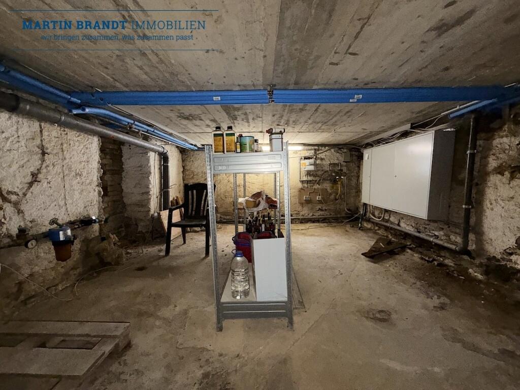 Bruchsteinkeller unter dem Wohnhaus