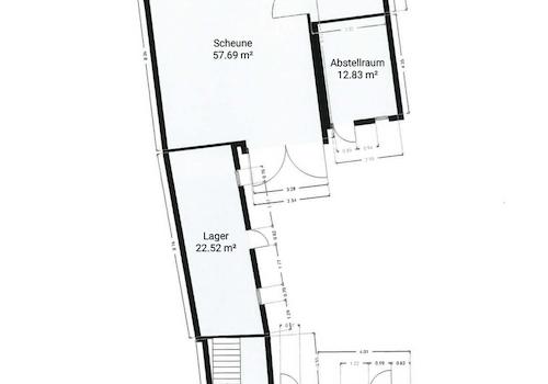 Erdgeschoss Nebengebäude