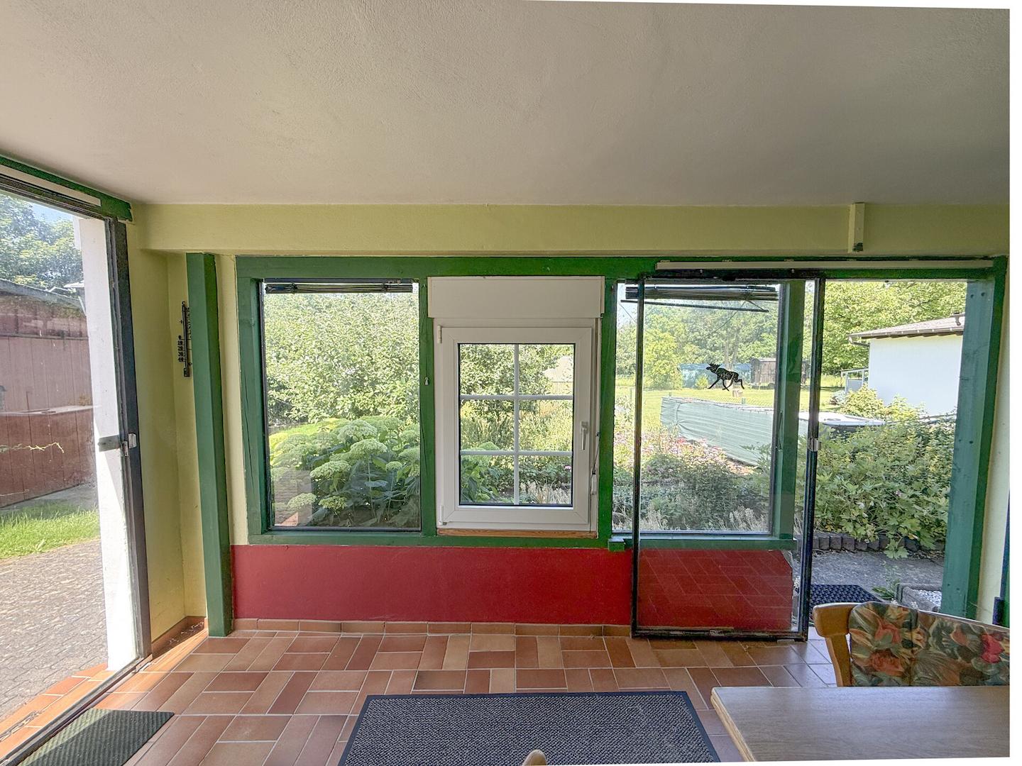 Haus 2 EG Verglaster Sitzbereich