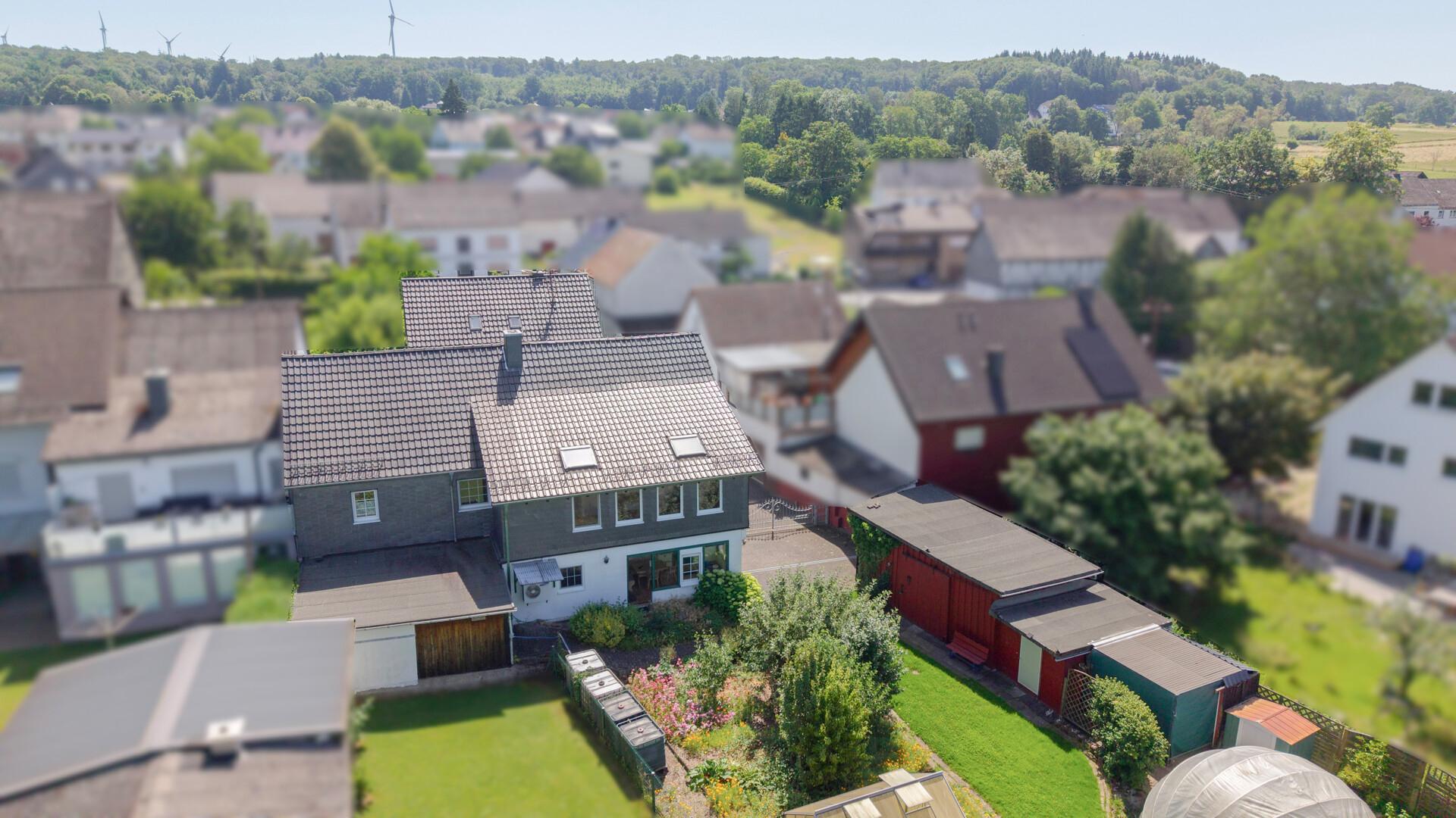 Hintere Gebäudeansicht