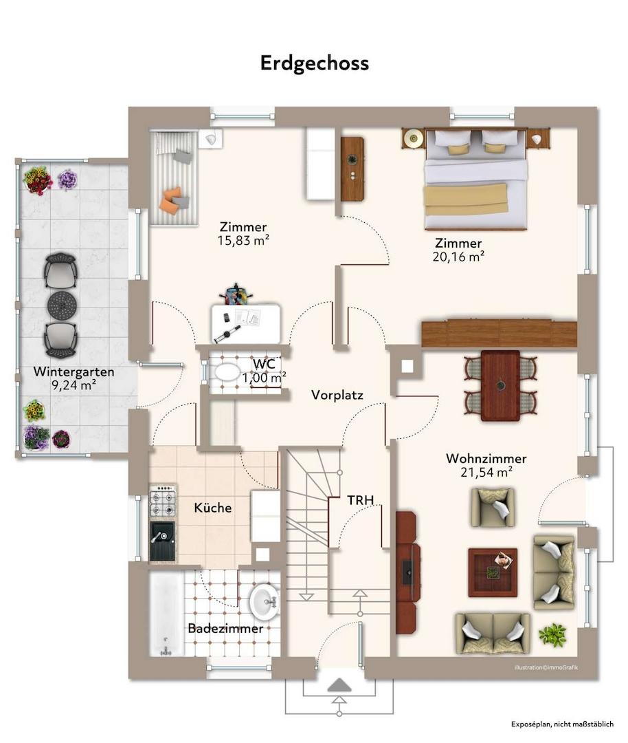 Grundriss Erdgeschoss