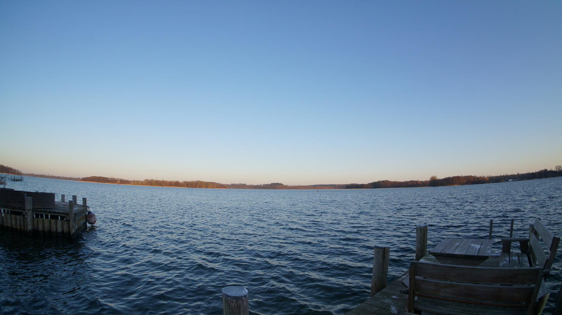 Steg mit Bucht