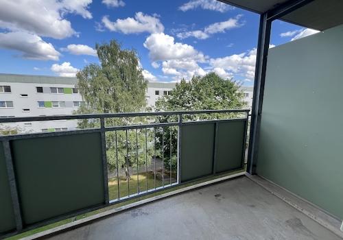 Blick vom Balkon