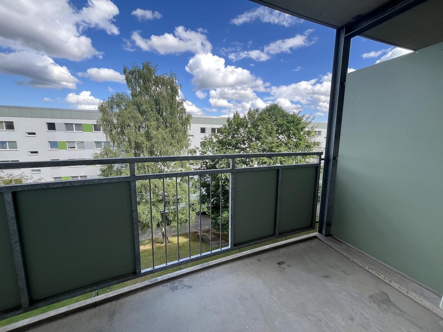 Blick vom Balkon