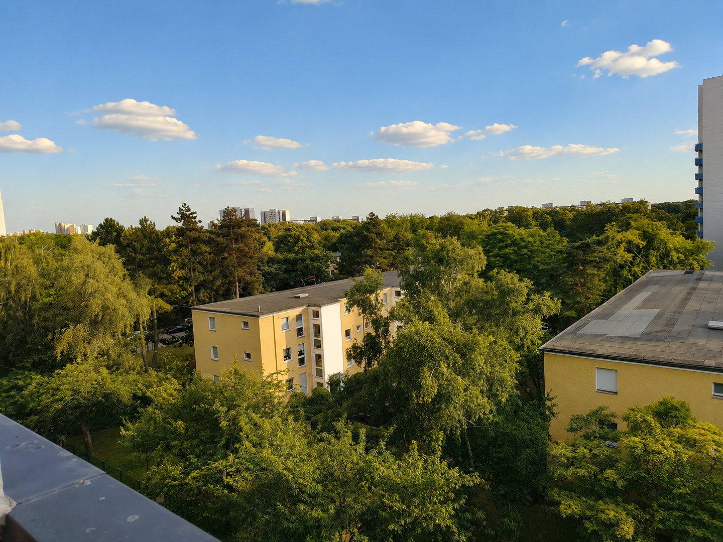 Aussicht vom Balkon