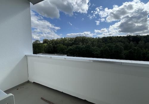 Blick vom Balkon