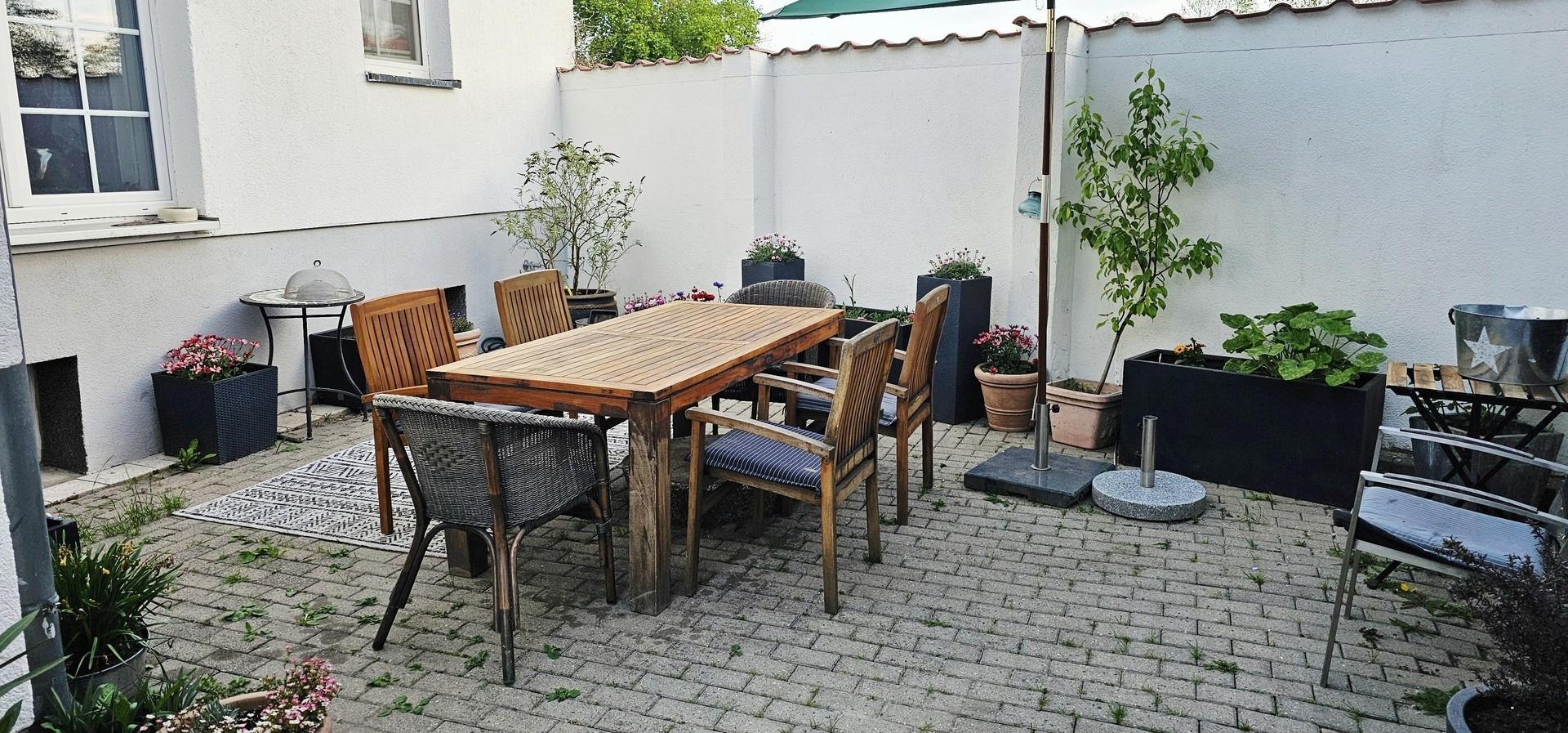Sitzecke vor der Küche
