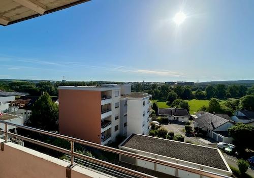 Aussicht vom Balkon