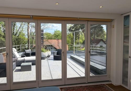 Terrassenansicht Schlafzimmer
