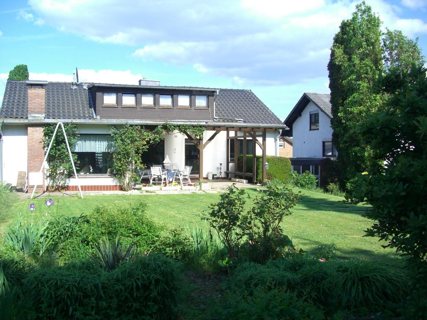Westblick auf das Haus