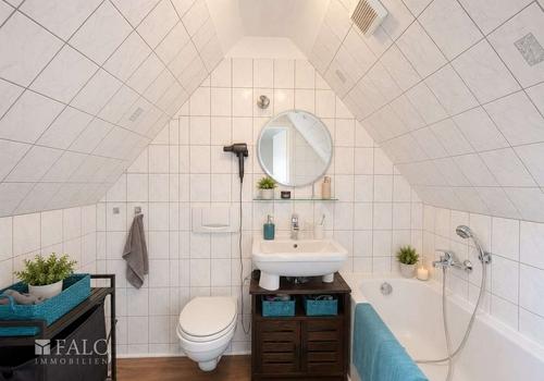 Badezimmer Spitzboden