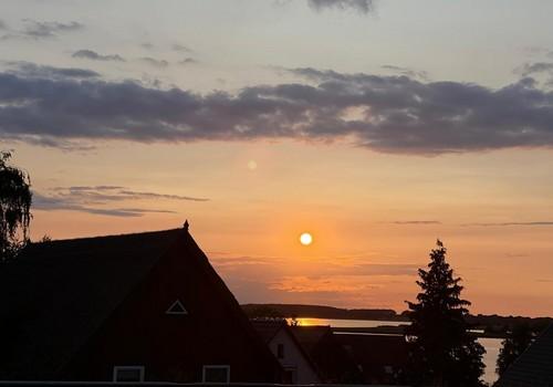 Sonnenuntergang Achterwasser