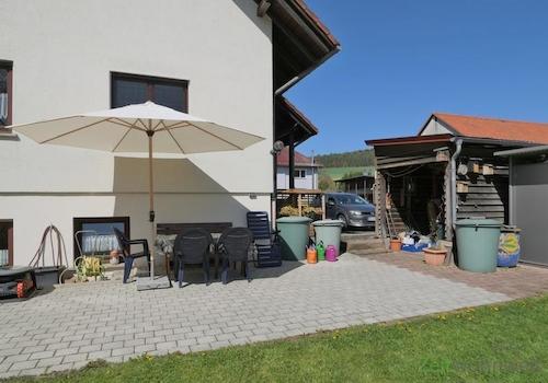 Sitzecke am Haus