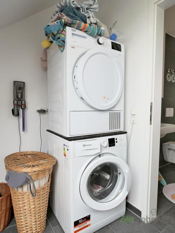 Waschmaschine und Trockner