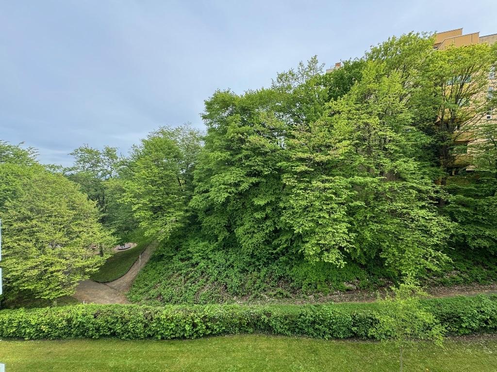 Blick vom Balkon