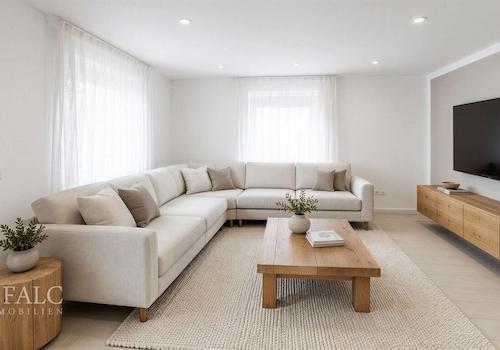 Wohnzimmer KI Design Vorschlag