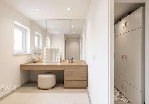 Schminkzimmer KI Design Vorschlag
