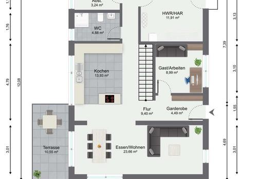 Grundriss Erdgeschoss