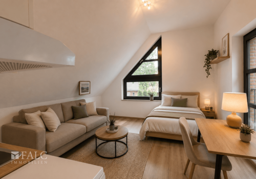 Zimmer mit Küchenzeile