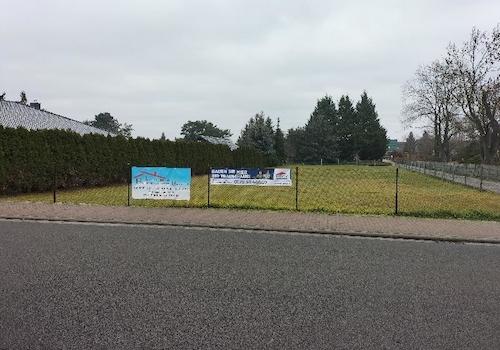 Ansicht Baugrundstück