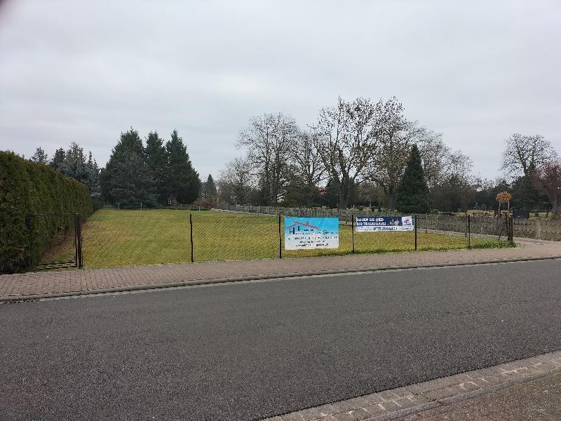 Ansicht Baugrundstück