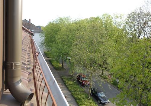 Blick auf die Allee nach Süden