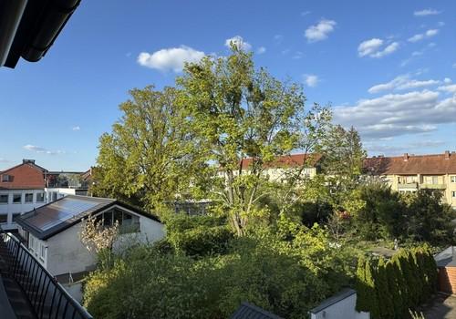Blick nach Nordosten in Gärten