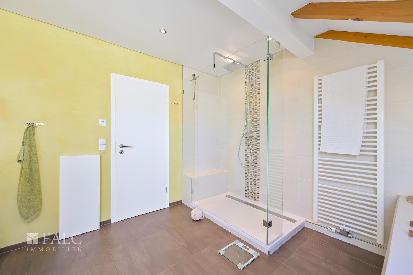 DG Badezimmer Blick Dusche