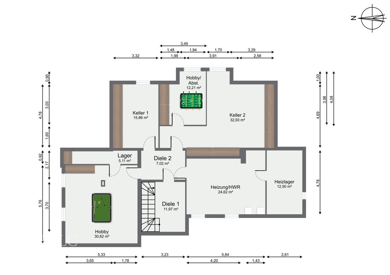 Grundriss UG