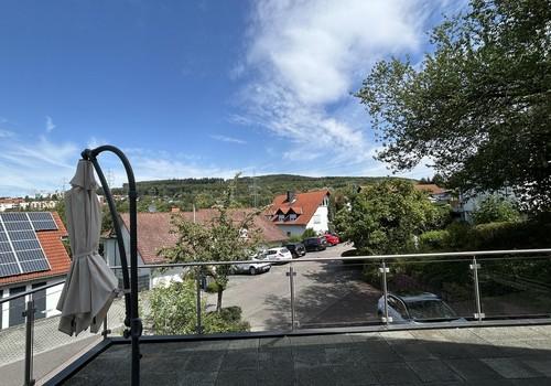 Aussicht vom Balkon