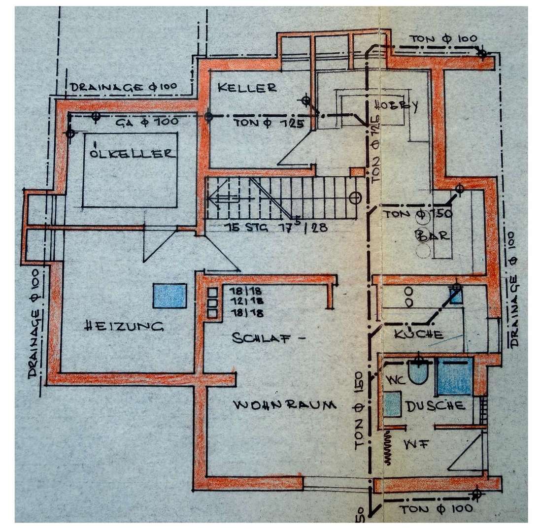 Grundriss Keller