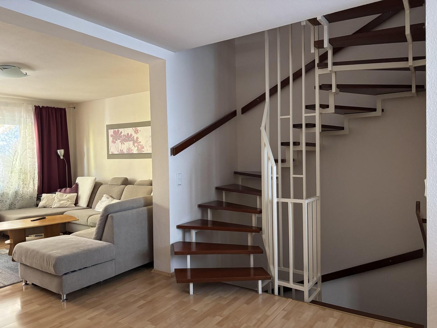 modernes offenes Treppenhaus