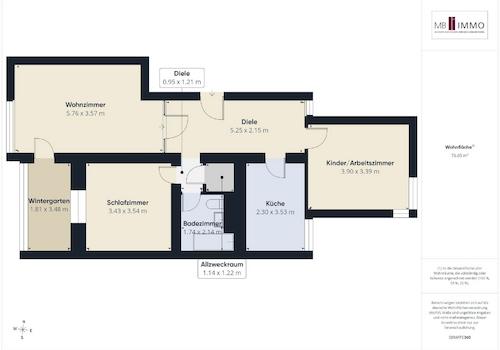 Wohnungsgrundriss