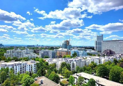 Aussicht vom Balkon Skyline