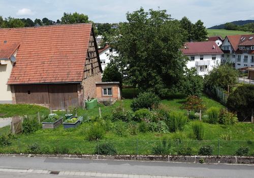 Aussicht vom Balkon