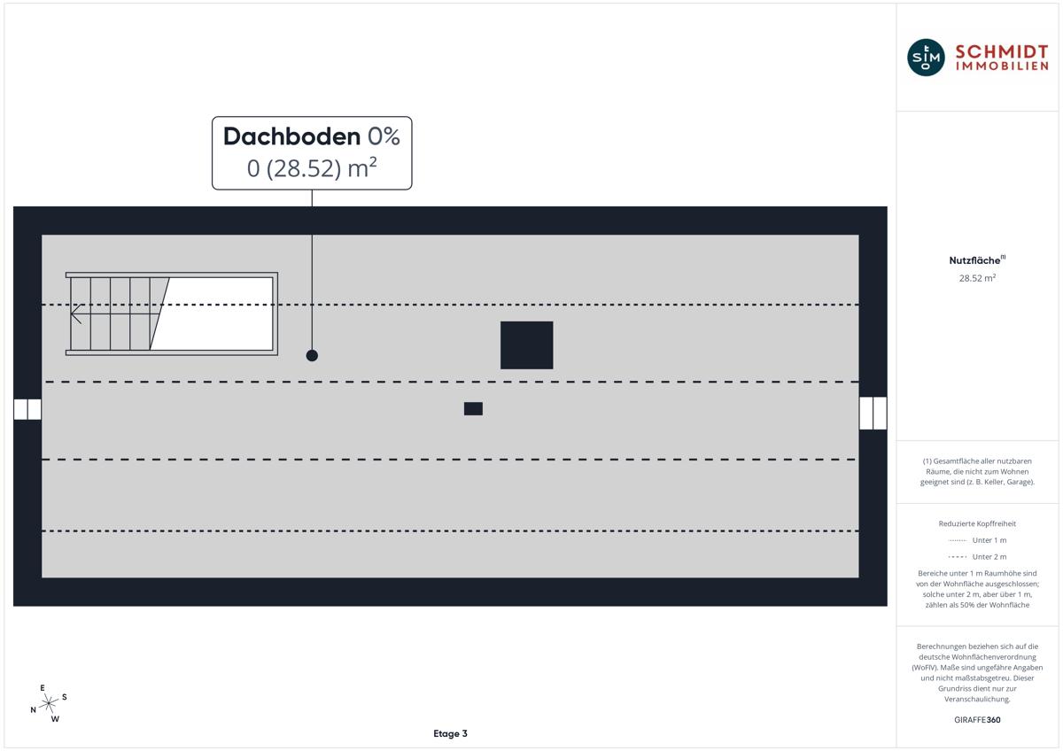 Grundriss Spitzboden 2. DG