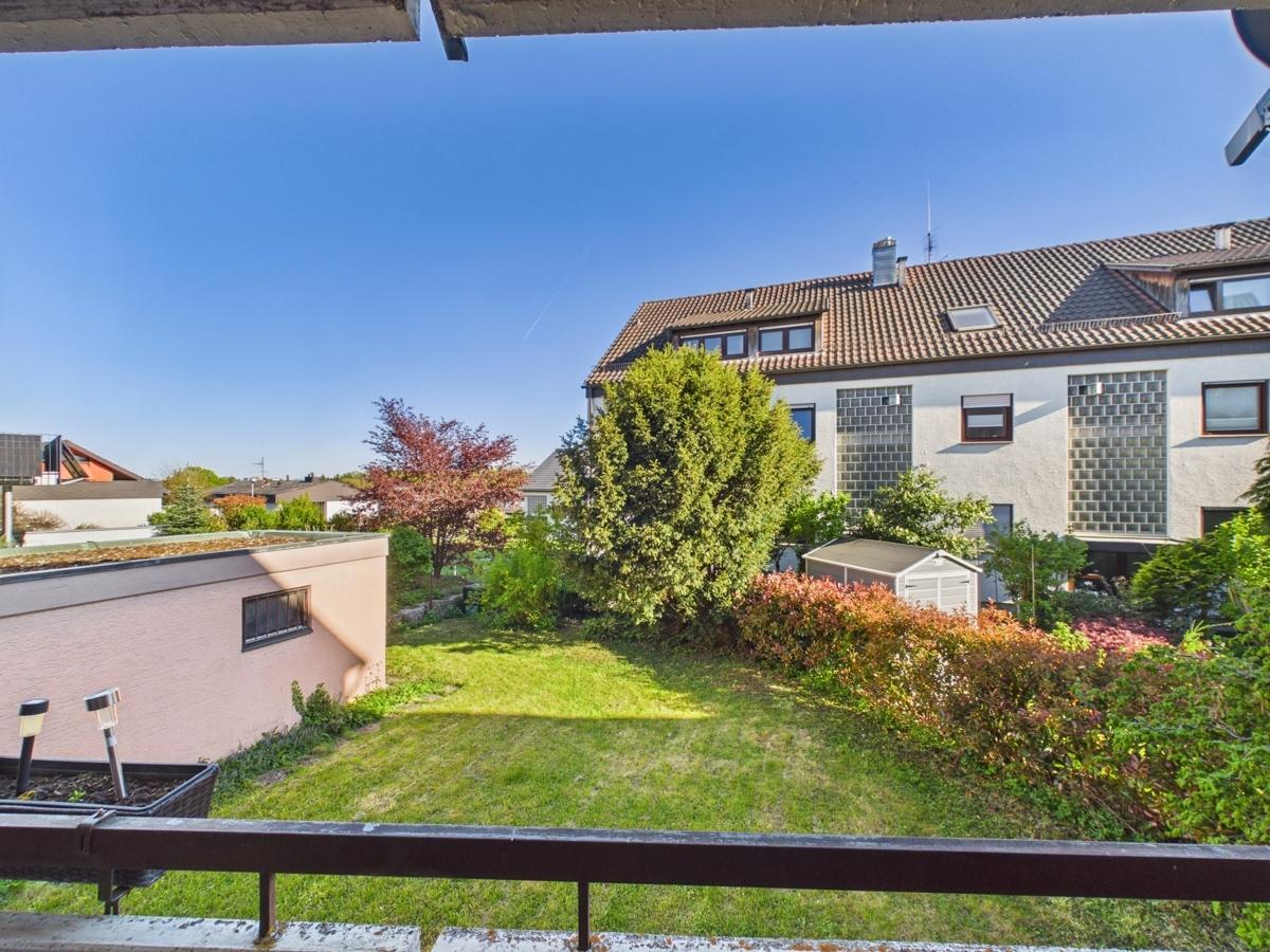 Blick vom Balkon