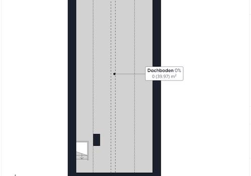 Grundriss Dachboden