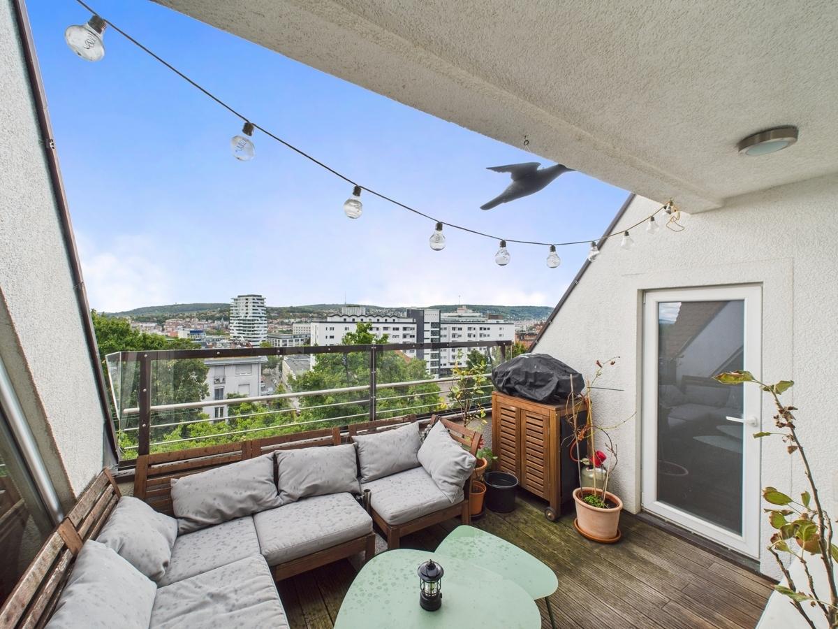 Loggia mit Stauraum