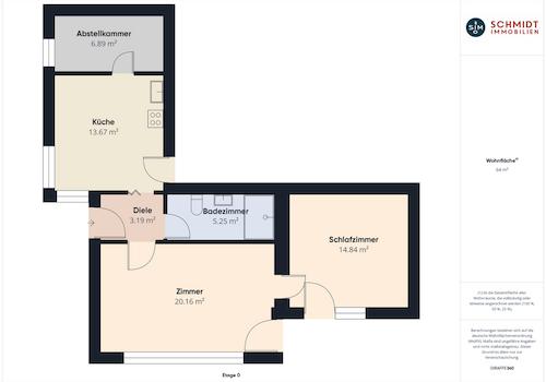 Grundriss Einliegerwohnung