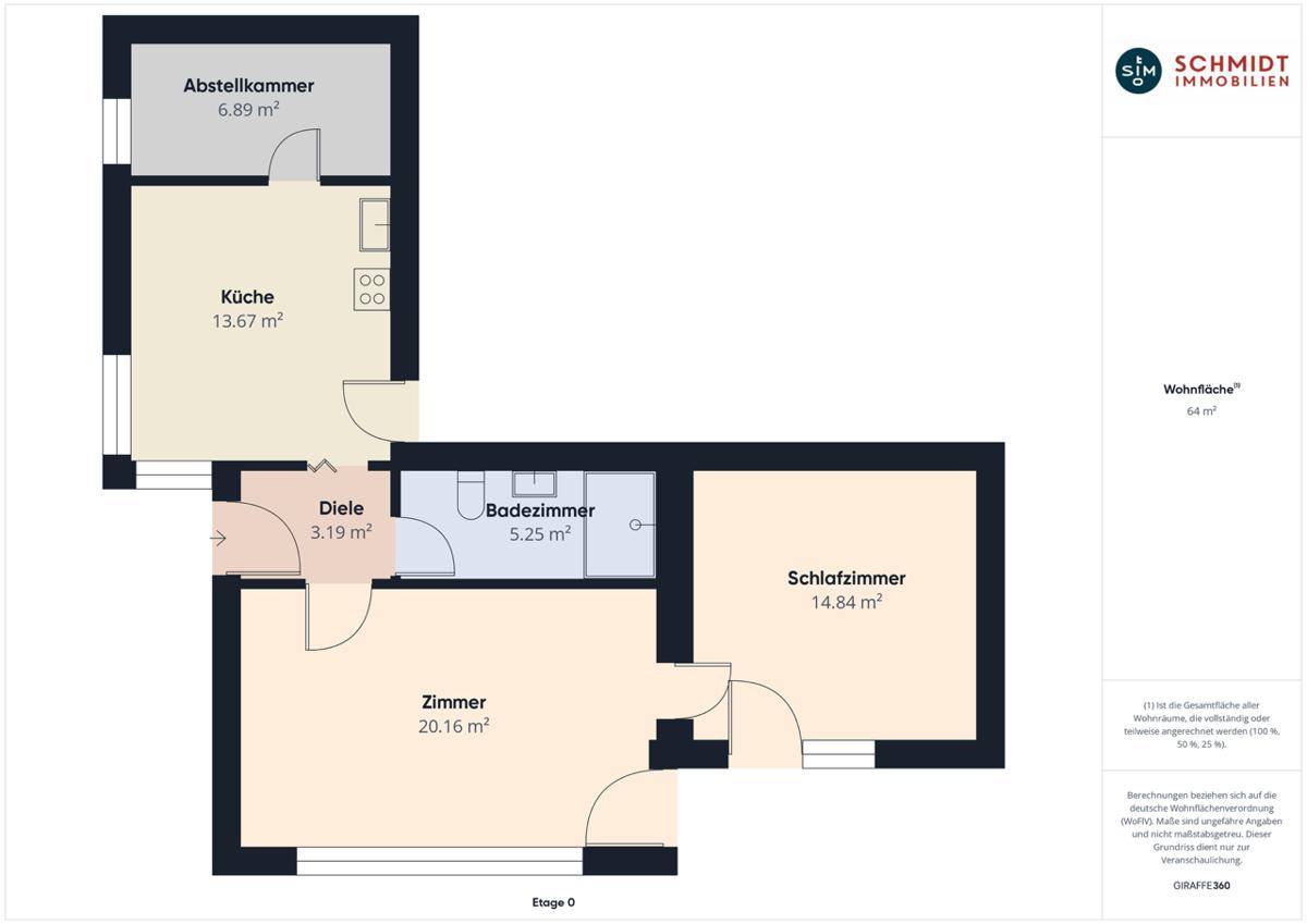 Grundriss Einliegerwohnung